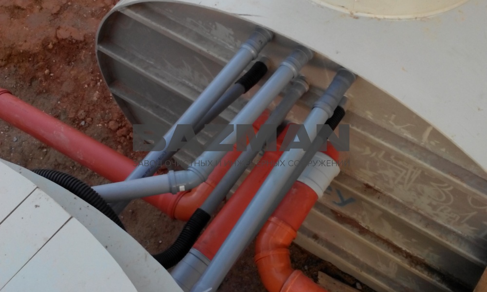 Подземные канализационные очистные сооружения (КОС) 100 м3/сутки Крым